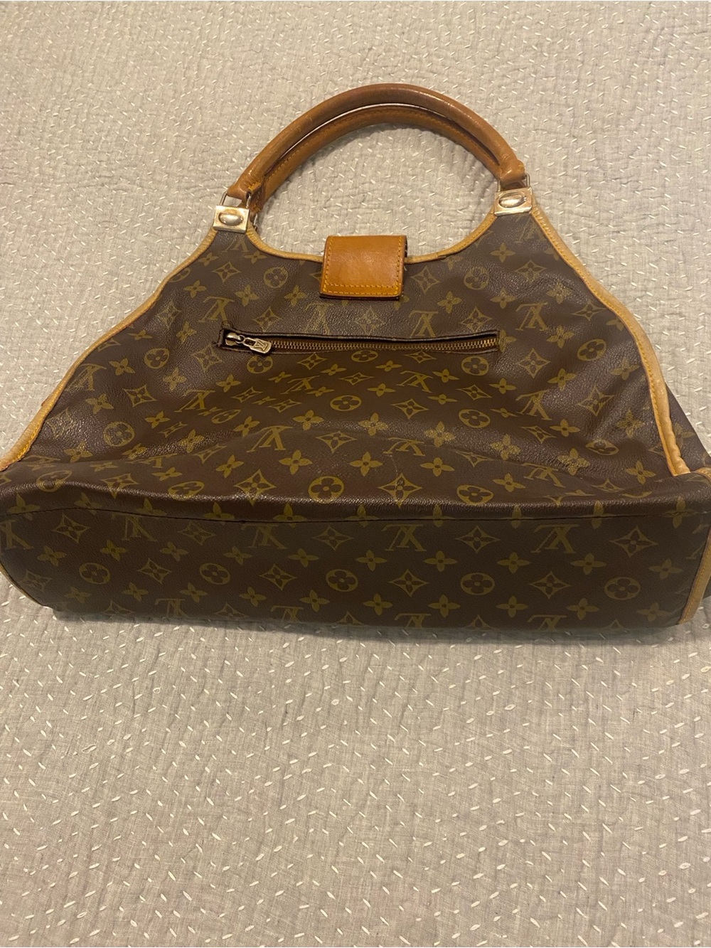 Luxury Monogram Shoulder bag Brown Leather Trim Large - Picture 11 of 13
